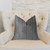 Plutus Parallel Lanes Blue, Beige and Brown Luxury Throw Pillow