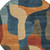 Round Abstract Washable Indoor Outdoor Area Rug