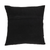Jet Black And White Geo Throw Pillow
