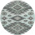 Round Tribal Washable Indoor Outdoor Area Rug