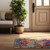2' X 4' Blue and Ivory Abstract Area Rug