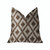 Plutus Casa Nova Brown Luxury Throw Pillow