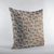Plutus Brown, Beige Angles Abstract Luxury Throw Pillow