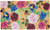 24" X 36" Natural Pink and Green Coir Floral Outdoor Door Mat