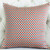 Plutus Sunny Cave Orange and Beige Luxury Throw Pillow
