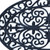 18" X 30" Black Rubber Outdoor Oval Door Mat