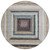 Round Geometric Washable Indoor Outdoor Area Rug