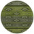 Round Tribal Washable Indoor Outdoor Area Rug