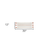 12" X 30" Pink and White Striped Cotton Lumbar Throw Pillow With Tassels