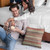 Plutus Multi-Color  Stripe Luxury Throw Pillow