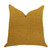 Plutus Wild Turmeric Luxury Throw Pillow in Gold 