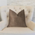 Plutus Ganache Gold Luxury Throw Pillow
