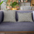 Plutus Blue Eyelashes Dot Luxury Throw Pillow