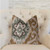 Plutus Ambrosia Yellow and Beige Luxury Throw Pillow