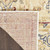 8' Runner Beige and Ivory Medallion Power Loom Distressed Runner Rug