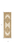 8' Runner Beige and Ivory Medallion Power Loom Distressed Runner Rug