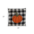 Buffalo Check Pumpkin Throw Pillow