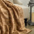 Plutus Frost Mink Light Brown Faux Fur Luxury Throw