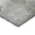 5' X 8' Gray Abstract Washable Indoor Outdoor Area Rug