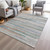 Striped Washable Indoor Outdoor Area Rug