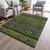 Tribal Washable Indoor Outdoor Area Rug