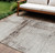 Striped Washable Indoor Outdoor Area Rug