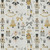 10' X 14' Ivory Gold Black And Gray Nutcracker Washable Indoor Outdoor Area Rug