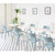 Set of Two Heavy Duty Plastic Outdoor Stacking Accent Chairs