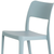 Set of Two Heavy Duty Plastic Outdoor Stacking Accent Chairs