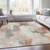 Abstract Washable Indoor Outdoor Area Rug