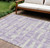 Striped Washable Indoor Outdoor Area Rug