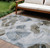 Abstract Washable Indoor Outdoor Area Rug