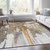 Abstract Washable Indoor Outdoor Area Rug