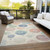 Geometric Washable Indoor Outdoor Area Rug