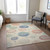 Geometric Washable Indoor Outdoor Area Rug
