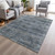 Striped Washable Indoor Outdoor Area Rug
