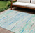 Abstract Washable Indoor Outdoor Area Rug