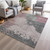 Abstract Washable Indoor Outdoor Area Rug