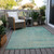 Abstract Washable Indoor Outdoor Area Rug