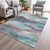 Abstract Washable Indoor Outdoor Area Rug