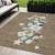 5' X 8' Brown Beige Ivory And Taupe Presents Washable Indoor Outdoor Area Rug