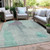 Abstract Washable Indoor Outdoor Area Rug