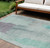 Abstract Washable Indoor Outdoor Area Rug