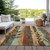 Floral Washable Indoor Outdoor Area Rug