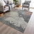 Abstract Washable Indoor Outdoor Area Rug