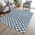 Geometric Washable Indoor Outdoor Area Rug