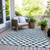 Geometric Washable Indoor Outdoor Area Rug