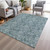 Floral Washable Indoor Outdoor Area Rug