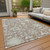 Floral Washable Indoor Outdoor Area Rug