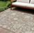 Floral Washable Indoor Outdoor Area Rug